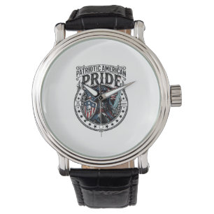Patriotisches Phantom Patriot Horror Monster Patri Armbanduhr