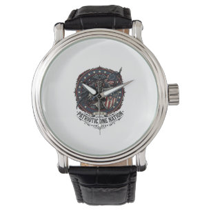 Patriotisches Phantom Patriot Horror Monster Patri Armbanduhr