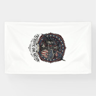 Patriotisches Phantom Patriot Horror Monster Patri Banner