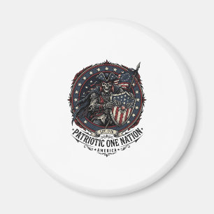 Patriotisches Phantom Patriot Horror Monster Patri Magnet