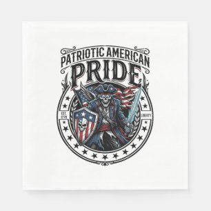 Patriotisches Phantom Patriot Horror Monster Patri Serviette