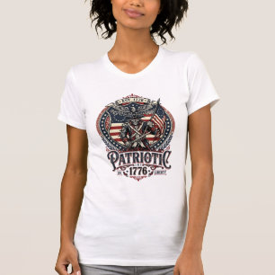 Patriotisches Phantom Patriot Horror Monster Patri T-Shirt