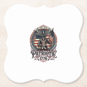 Patriotisches Phantom Patriot Horror Monster Patri Untersetzer