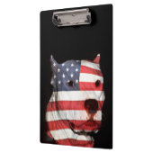 Patriotisches pitbull klemmbrett (Links)