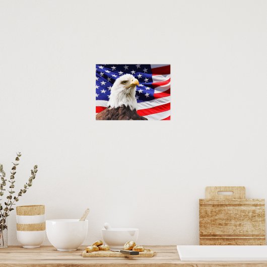 Patriotisches Poster (Küche)