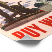 Patriotisches Poster des Zweiten Weltkriegs (Ecke)