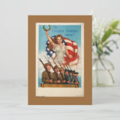 Patriotisches Poster Einladung (Stehend Vorderseite)