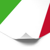 Patriotisches Poster mit der Flagge Burundis (Ecke)