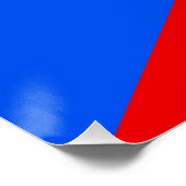 Patriotisches Poster mit Flag Puerto Rico (Ecke)