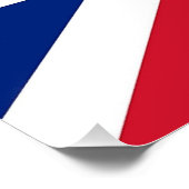 Patriotisches Poster mit Flagge des Vereinigten Kö (Ecke)