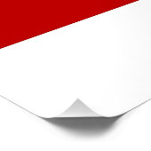 Patriotisches Poster mit Flagge von Washington DC (Ecke)