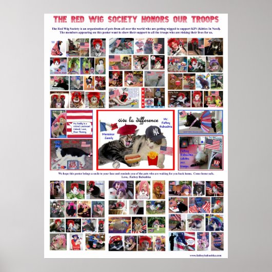 Patriotisches Poster von Fatboy Babushka (Vorne)