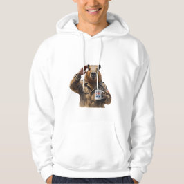 Patriotisches Puppenbrau-Luxus-Wasserfarben-T-Shir Hoodie
