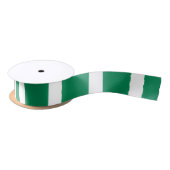 Patriotisches Ribbon mit Flagge Nigerias Satinband (Spule)
