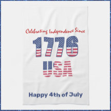 Patriotisches Rotes Weiß und Blau 4. Juli