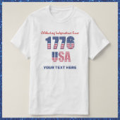 Patriotisches Rotes Weiß und Blau 4. Juli T-Shirt