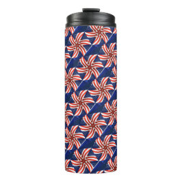 PATRIOTISCHES ROTES WEISSES BLAUES AMERIKANISCHES THERMOSBECHER