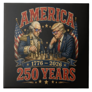 Patriotisches Schach 250 Fliese