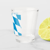 Patriotisches Schießglas mit bayerischer Flagge Schnapsglas (Rechts)