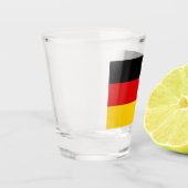 Patriotisches Schießglas mit der Flagge Deutschlan Schnapsglas (Links)