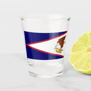 Patriotisches Schießglas mit Fahne aus Amerikanisc Schnapsglas