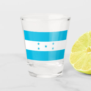 Patriotisches Schießglas mit Fahne von Honduras Schnapsglas
