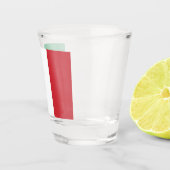 Patriotisches Schießglas mit italienischer Flagge Schnapsglas (Rechts)