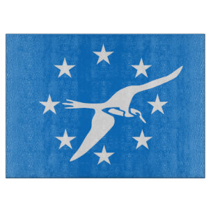 Patriotisches Schneidebrett mit Flag Corpus Christ