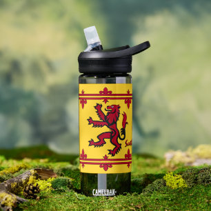 Patriotisches Schottland, Rampant, gelbe schottisc Trinkflasche