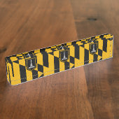 Patriotisches Schreibtischschild mit der Flagge vo (Seite)