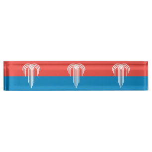 Patriotisches Schreibtischschild mit Flagge von Ka