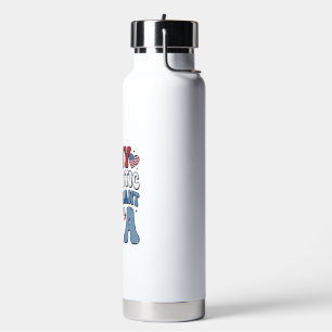 Patriotisches schwangeres Zeitalter Vintage Schwan Trinkflasche