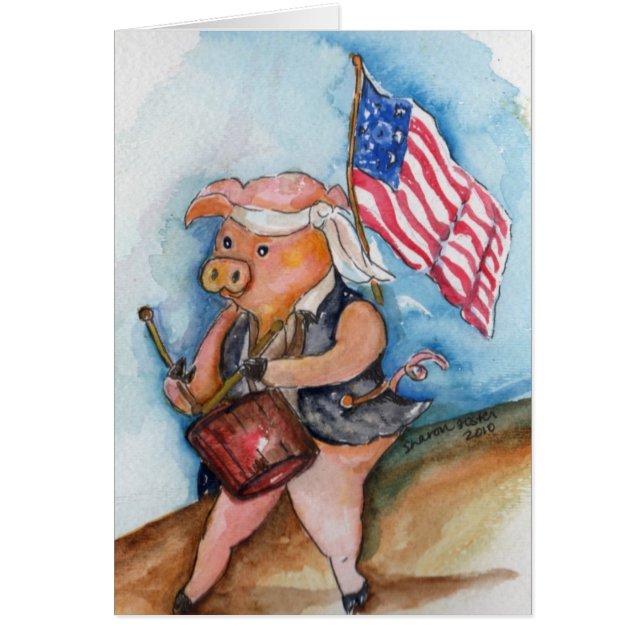 Patriotisches Schwein (Vorne)