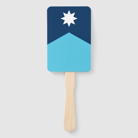 Patriotisches Set der Fans mit der Fahne von Minne Fächer (Vorderseite)