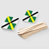 Patriotisches Set der Fans mit der Fahne von Monte Fächer (Non-assembled)