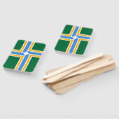 Patriotisches Set der Fans mit der Flagge von Port Fächer (Non-assembled)