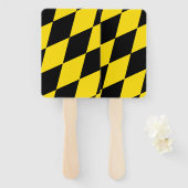 Patriotisches Set der Fans mit Münchner Flagge Fächer (Vorne und Hinten)