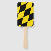 Patriotisches Set der Fans mit Münchner Flagge Fächer (Rückseite)