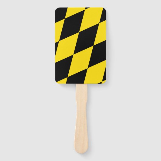 Patriotisches Set der Fans mit Münchner Flagge Fächer (Vorderseite)