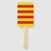 Patriotisches Set der Fans unter der Flagge Katalo Fächer (Rückseite)