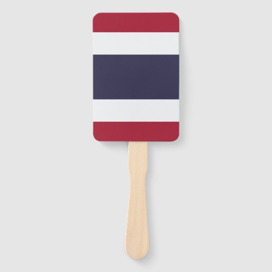 Patriotisches Set Handfächer mit Flagge Thailands (Vorderseite)