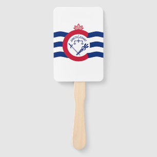Patriotisches Set von Handfans mit der Flagge Cinc Fächer