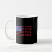 Patriotisches Shirt am 4. Juli Kaffeetasse (Links)