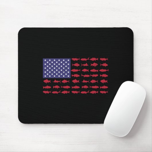 Patriotisches Shirt am 4. Juli Mousepad (Mit Mouse)