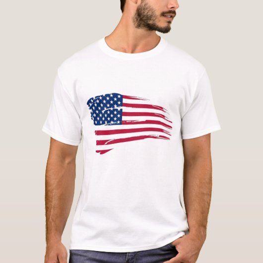Patriotisches Shirt der Männer (Vorderseite)