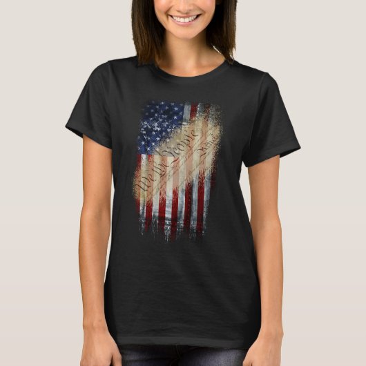 Patriotisches Shirt WIR die LEUTE amerikanische (Vorderseite)