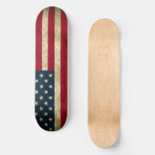 Patriotisches Skateboard mit amerikanischer Flagge (Vorderseite)