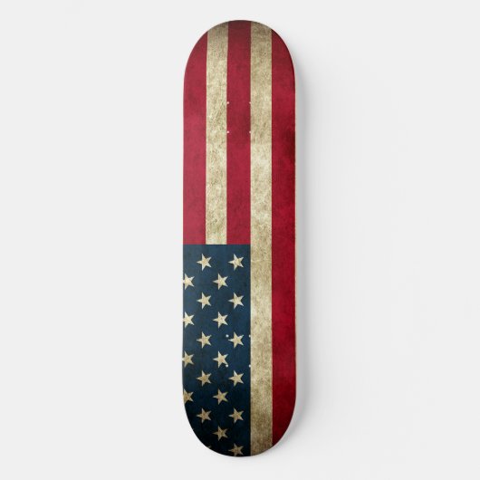 Patriotisches Skateboard mit amerikanischer Flagge (Vorderseite)