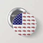 Patriotisches Snowmobiling Button (Vorne & Hinten)