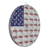 Patriotisches Snowmobiling Dartscheibe (Vorderseite Links)